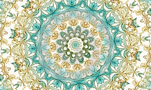 abstract kaleidoscope background. Beautiful multicolor kaleidoscope texture. Unique mandala design