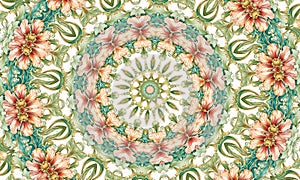 abstract kaleidoscope background. Beautiful multicolor kaleidoscope texture. Unique mandala design