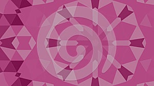 Abstract kaleidoscope background in shades of pink