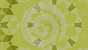 Abstract kaleidoscope background in shades of yellow