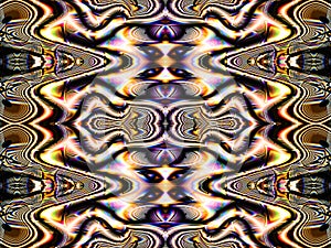 Abstract Kaleidoscopic Pattern