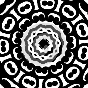 Abstract kaleidoscopic pattern