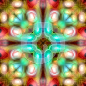 Abstract kaleidoscopic seamless colorful pattern background texture