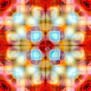 Abstract kaleidoscopic seamless colorful pattern background texture