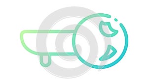 Abstract Key Icon Access Solution Security Symbol, vector design Generative AI