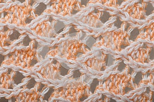 Abstract knitting handmade macro texture