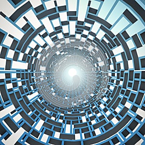 Abstract labyrinth background