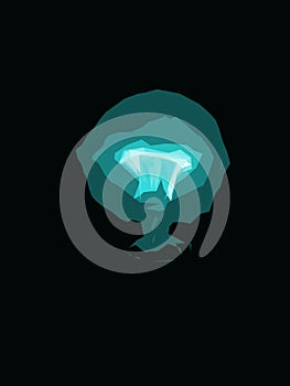 Abstract Lamp for background Like Crystal