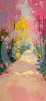 Serene Vibrant Landscape photo