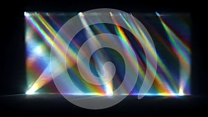 Laser Diffraction Rainbow (ai generated)