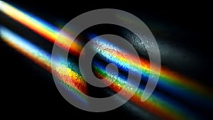 Laser Diffraction Rainbow (ai generated)