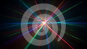 Laser Diffraction Pattern (ai generated)