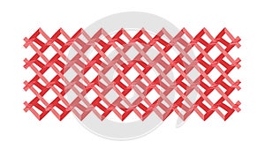 Abstract lattice pattern geometric mesh texture background, vector design Generative AI