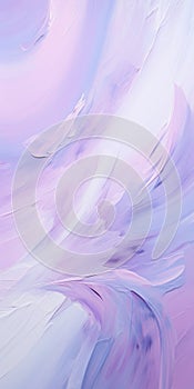 Abstract Lavender Canvas Painting With Delicate Brushstrokes photo