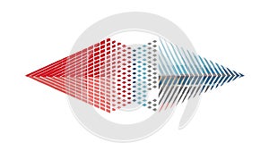 Abstract Layered Geometric Triangles Vector, vector design Generative AI