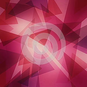 Abstraktní vrstvené růžový a purpurová trojúhelník vzor jasný zábava moderní umění 