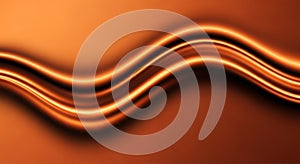 Abstract layered wave pattern with warm tones and smooth depth effect