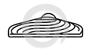 Abstract Layered Wavy Forms. Dynamic Pattern and Flow Design, vector design Generative AI