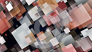 Abstract layering of rectangles