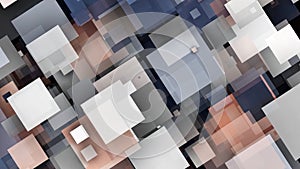 Abstract layering of rectangles