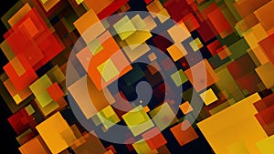 Abstract layering of rectangles