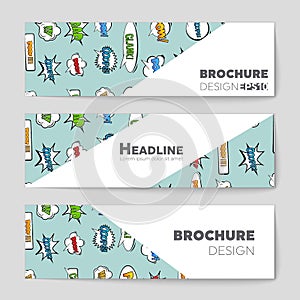 Abstract layout background set. For art template design, list, page, mockup brochure theme style, banner, idea, cover, book