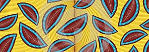 abstract leaf african pattern background 10