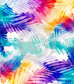 Abstract leaf background