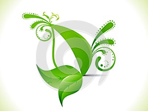 Abstract leaf concept