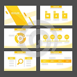 Abstract Leaf green infographic element and icon presentation templates flat design set for brochure flyer leaflet website