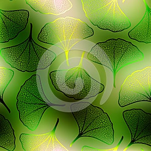 Abstract leaves background