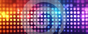 Abstract LED Light Panel Background