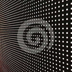 Abstract LED screen, Electronic White LED.
