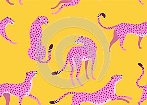 Abstract leopard pattern. Vector seamless texture. Trendy Illustration. photo