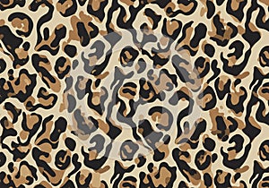 Abstract Leopard Print Pattern