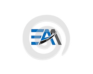 Abstract Letter EAA Logotype Modern Logo