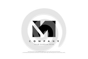 Abstract Letter M Logo Design photo