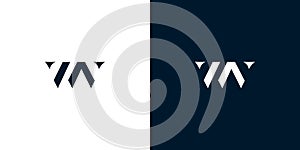 Abstract letter WW logo