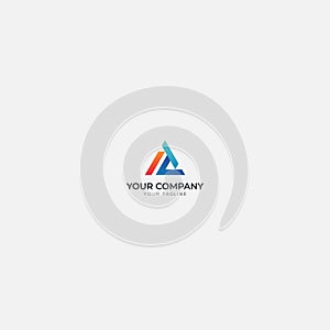 Abstract LF Land Forming logo