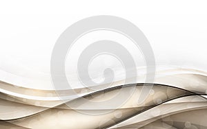 Abstract light background with wave. Vector illustration