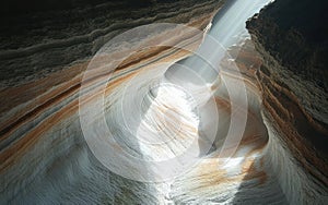 Abstract Light Beam on Textured Surface