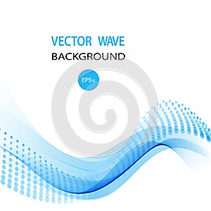 Abstract light blue background. Background with transparent blue wave.