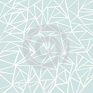 Abstract light blue or gray geometric and triangle patterns for