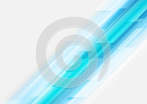 Abstract light blue tech motion vector background