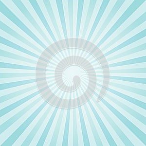 Abstract light Blue Turquoise rays background. Vector