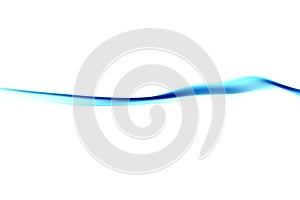 Abstract light blue wave