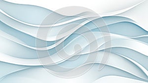 Abstract Light Blue Wave Background
