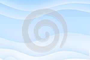 Abstract light blue wavy soothing background photo