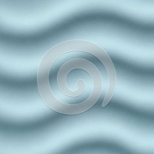 Abstract light blue wavy textured surface with soft gradients. The undulating pattern