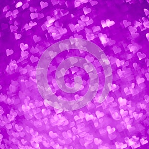 Abstract light, bokeh pattern in heart shape